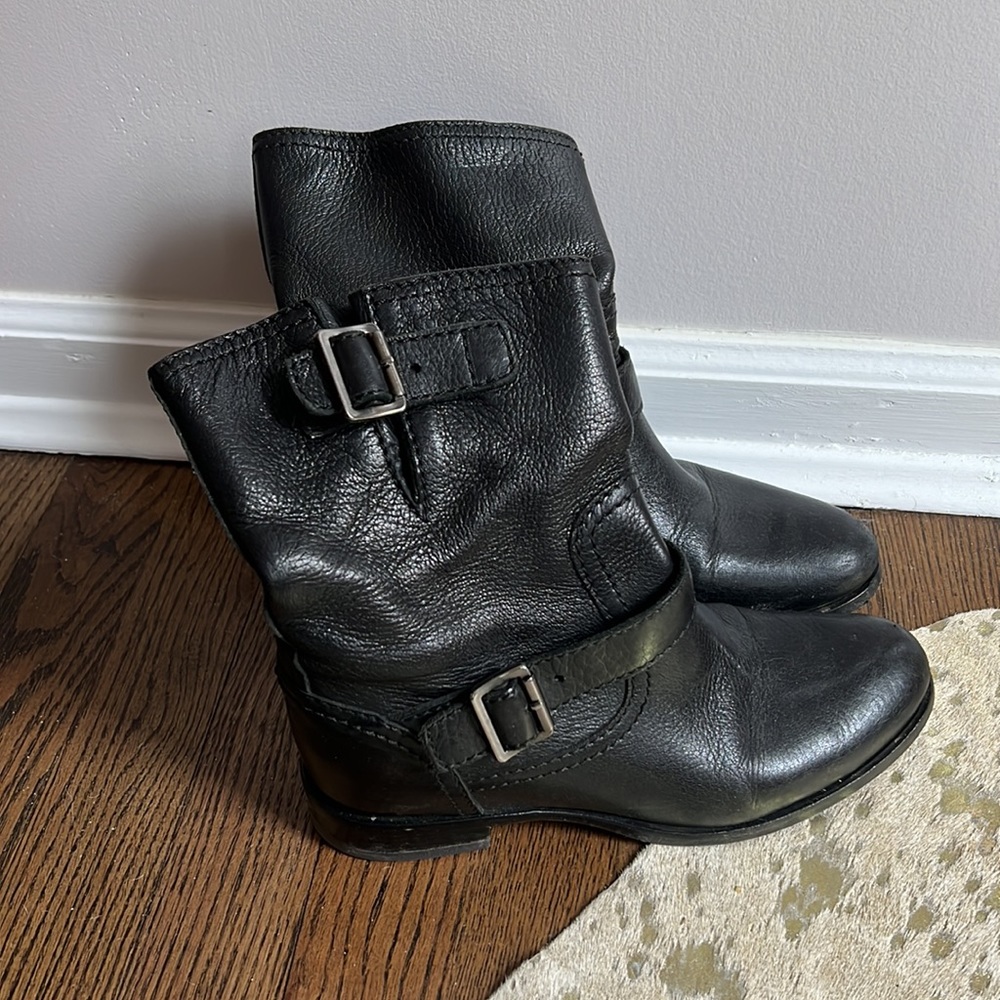 Prada hidden wedge bootie